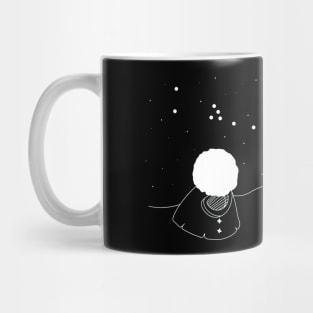 Sky Afro Hair Kid Mug